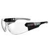 Skullerz By Ergodyne Anti-Fog Clear Lens Matte Black Frameless Safety Glasses SAGA-AF